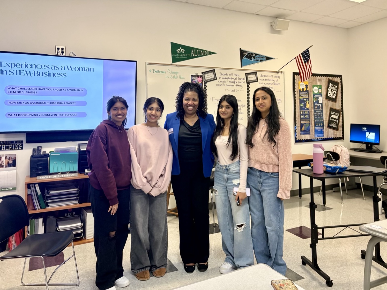 In-person speaker with student ambassadors
